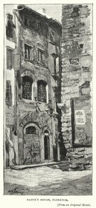 Maison de Dante, Florence - William Henry James after Boot